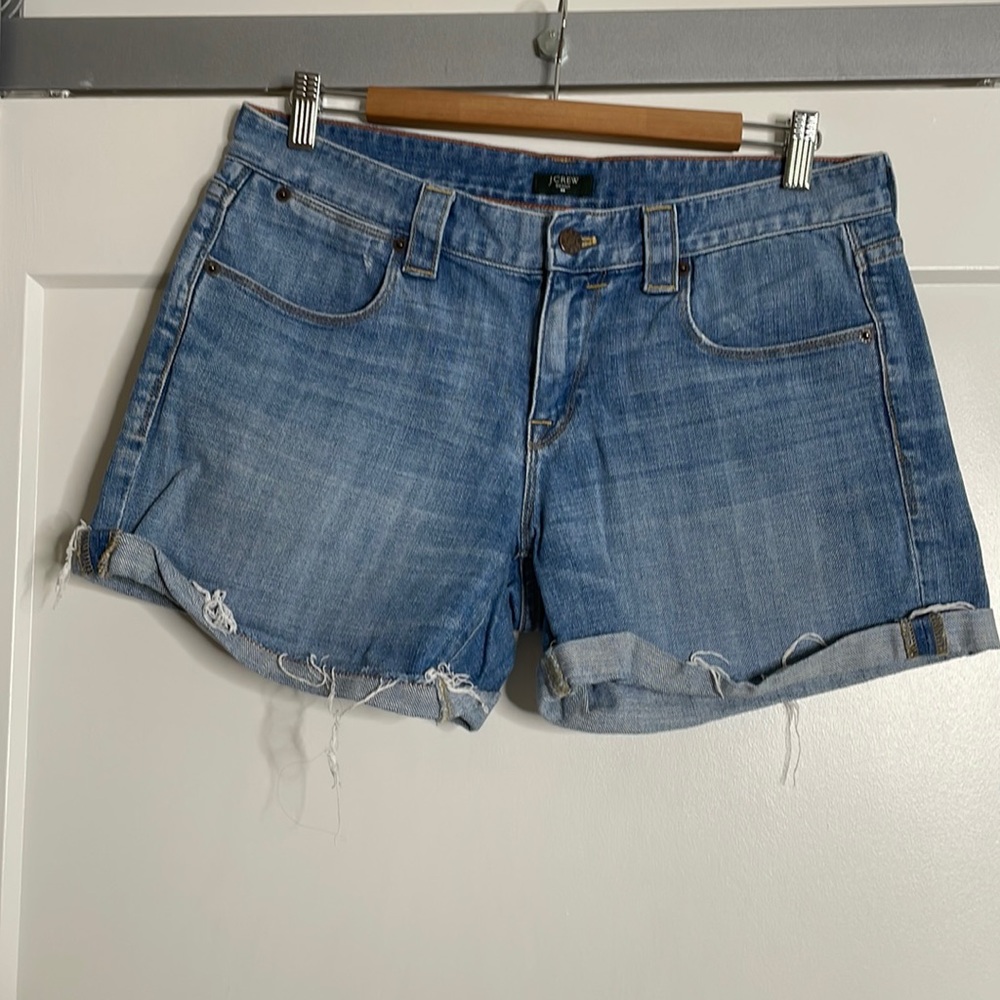 J. Crew Stretch Denim Shorts